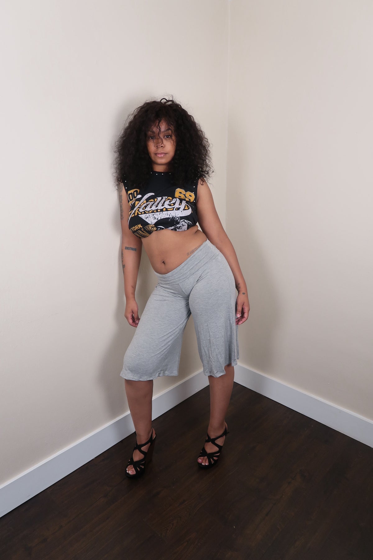 Body language gaucho pants