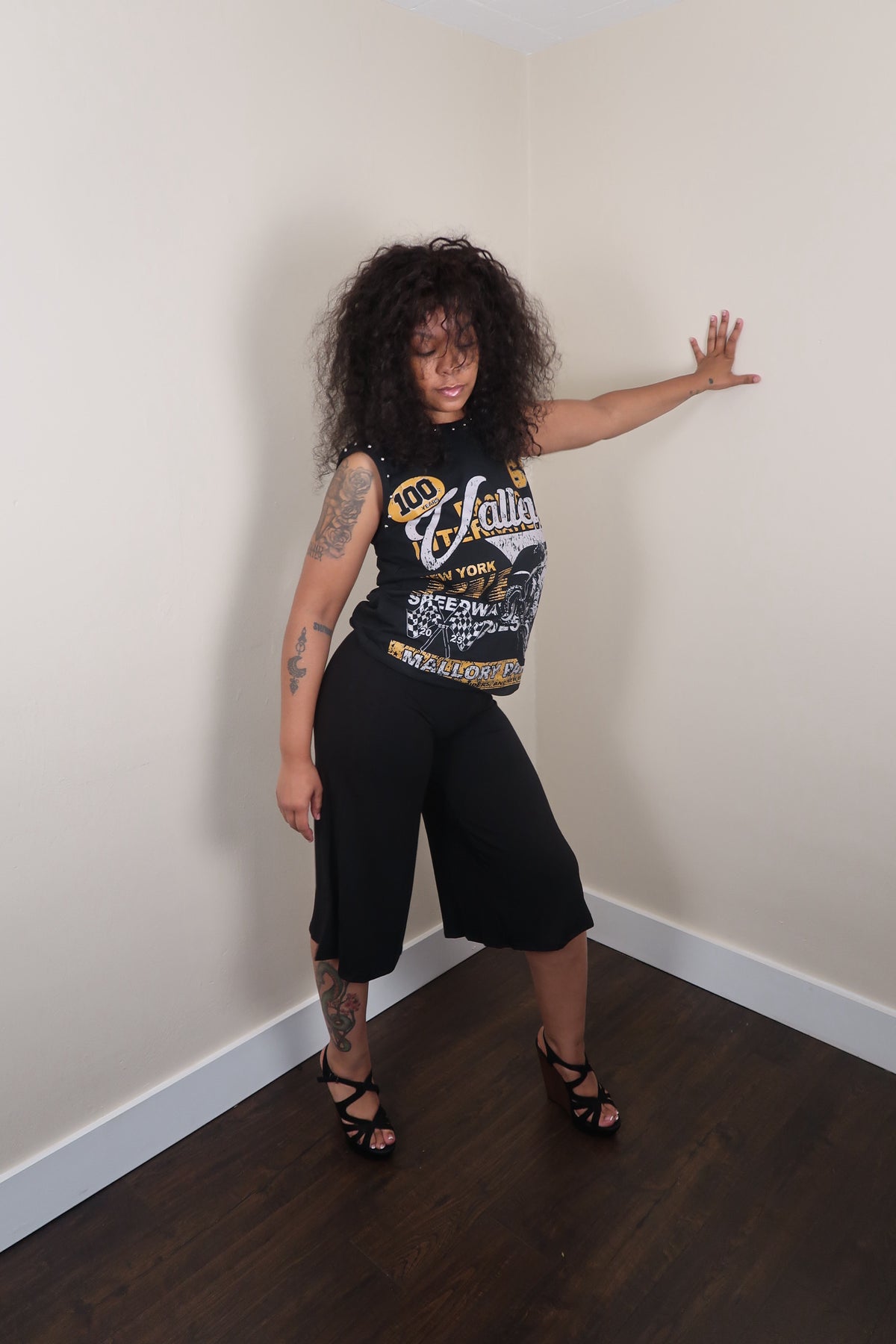 Body language gaucho pants